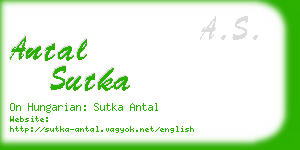 antal sutka business card